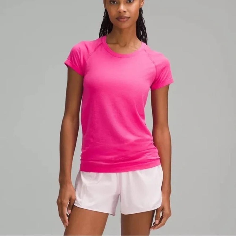 Lululemon Swiftly Tech Short-Sleeve Shirt 2.0 - Sonic Pink - Size 10